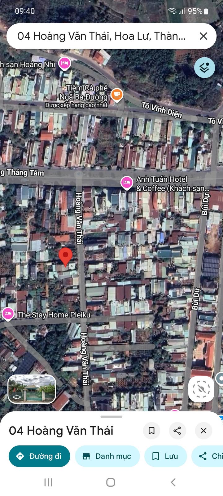 Đất ở Hẻm 04 Hoàng Văn Thái, Pleiku 88.5m² - Giá chỉ 1.1 tỷ!