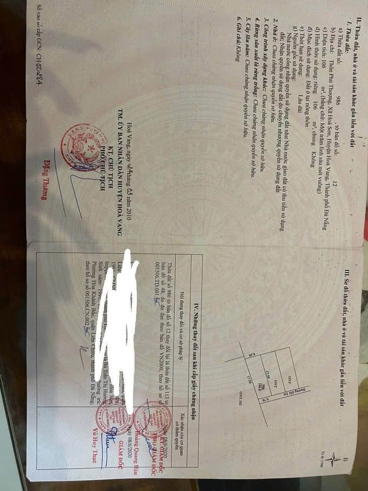 Đất nền Phú Thượng, Đà Nẵng 106m² giá 750 triệu - Cơ hội đầu tư tuyệt vời!