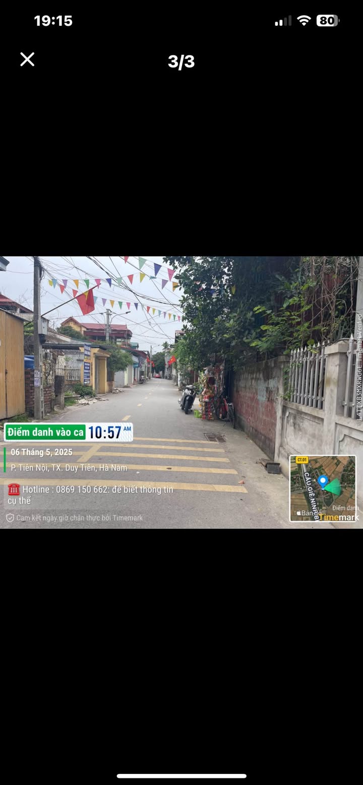 Đất thổ cư TDP Ngô Tân, Duy Tiên 165m² giá chỉ 3.2 tỷ - Pháp lý rõ ràng!