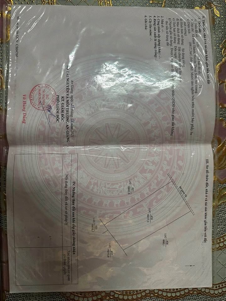 Đất nông nghiệp Định Thành, Thoại Sơn 18.417m² giá 2.2 tỷ - Đầu tư sinh lời!