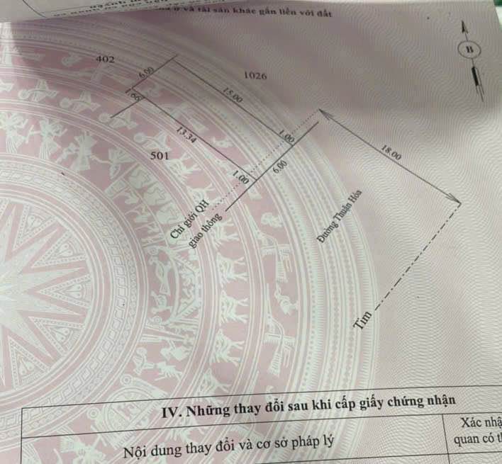 Đất nền mặt tiền Thuận Hóa, Thủy Lương 96m² giá 1.55 tỷ - Phù hợp kinh doanh và ở ngay!