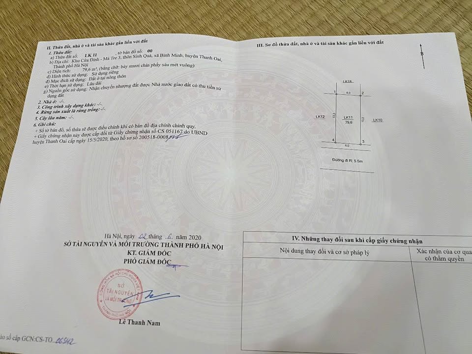 Đất đấu giá LK11 khu Mả Trẻ, xã Bình Minh 79.6m² - Đầu tư sinh lời ngay!