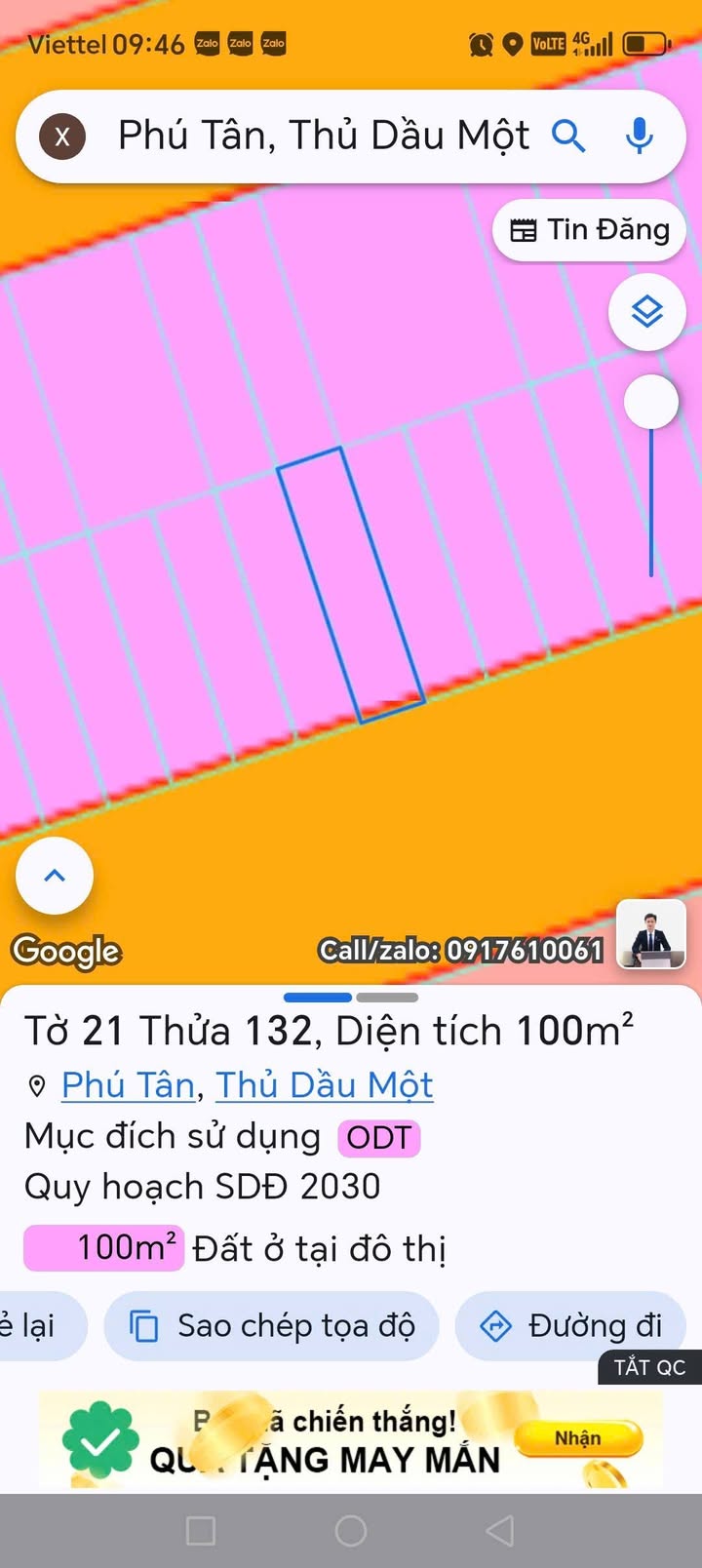 Đất nền khu tái định cư Phú Chánh 100m² giá 2.6 tỷ - Cơ hội đầu tư tuyệt vời!