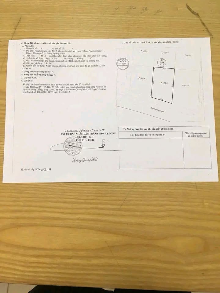 Lô đất KĐT Dịch vụ Hùng Thắng Hạ Long 855m² giá 64.1 tỷ - Cơ hội đầu tư tuyệt vời!