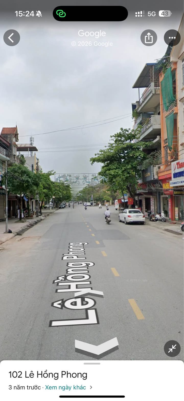 Nhà mặt phố Lê Hồng Phong, Nam Định 463m² giá 11 tỷ - Vị trí đẹp, kinh doanh thuận lợi!