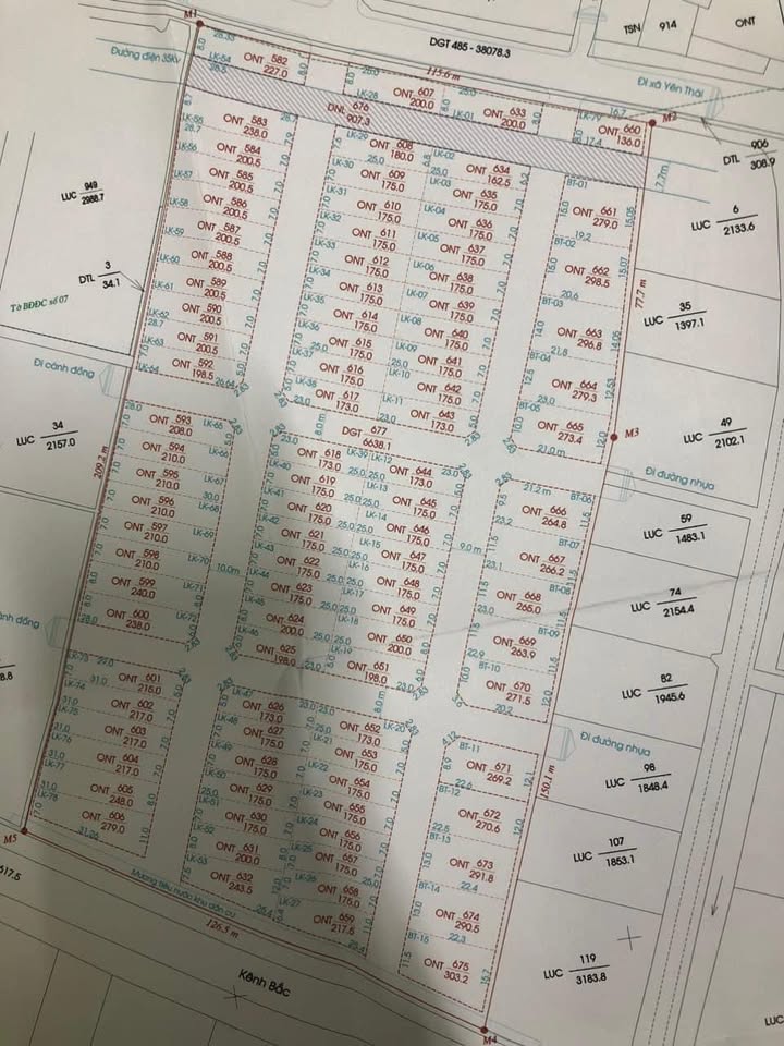 Đất mặt bằng Yên Phong 175m² giá 600 triệu - Gần khu công nghiệp Phong Ninh!