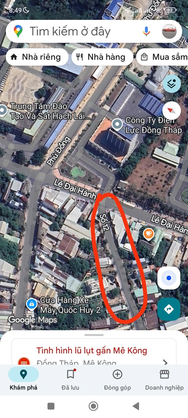 Đất nền mặt tiền đường Số 12, phường Mỹ Phú, TP Cao Lãnh 103m² giá 2.3 tỷ - Đầu tư sinh lời hấp dẫn!