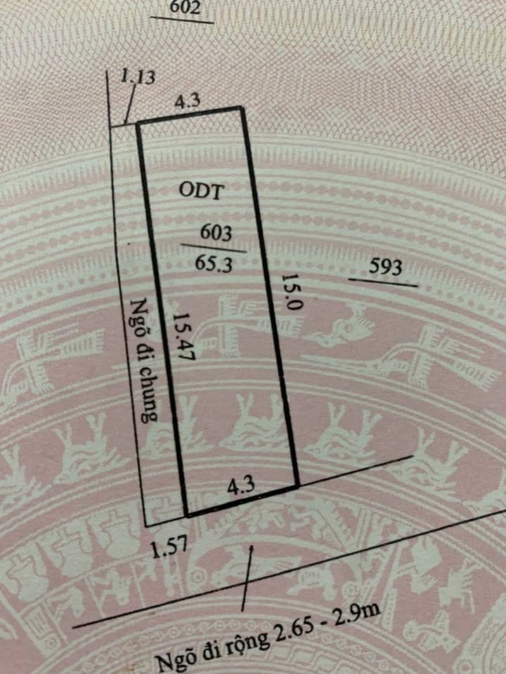 Đất 2 mặt tiền Phường Tây Bắc Ga 65m² giá 2 tỷ - Gần khu công nghiệp