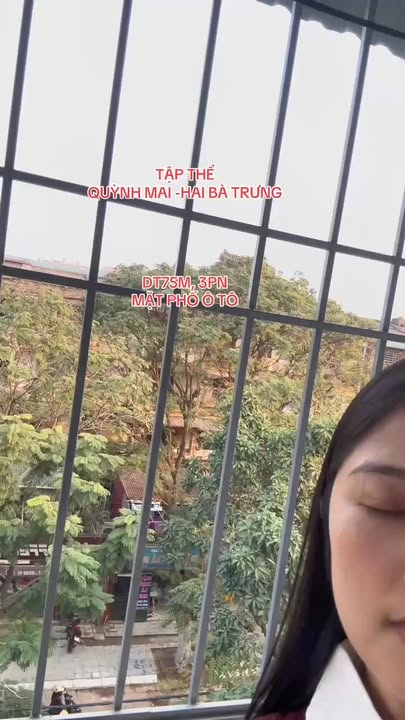 Căn hộ tập thể Quỳnh Mai, Hai Bà Trưng 75m² giá 3 tỷ - Nhà đẹp sẵn sàng đón Tết!