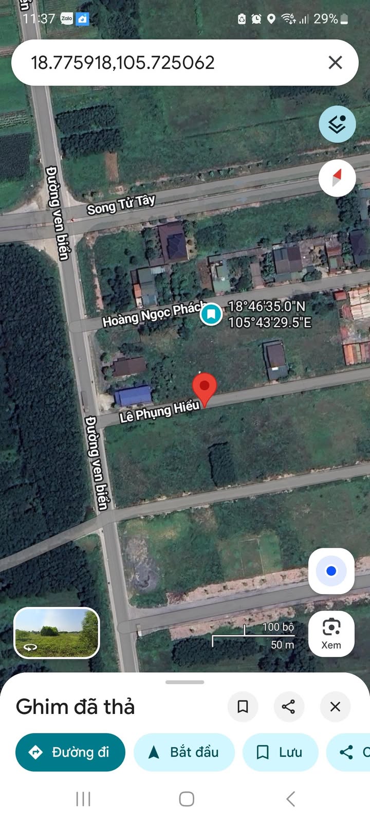 Đất nền Nghi Hương, Nghi Lộc 225m² - Cách biển chỉ 70m, giá tốt cho nhà đầu tư!