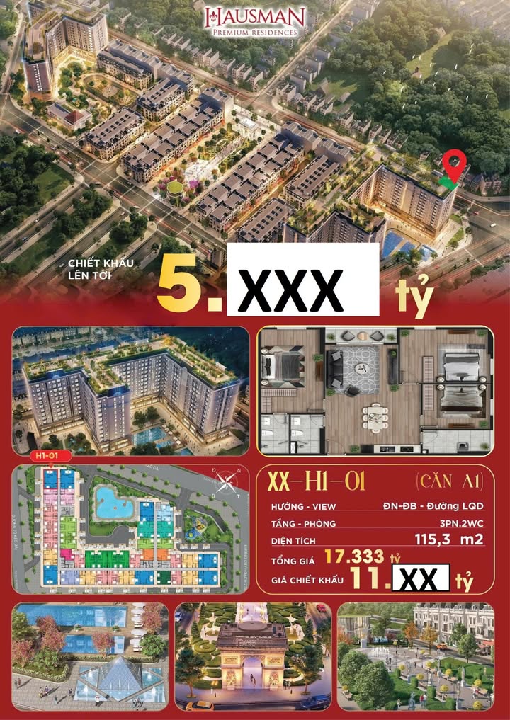 Căn hộ Green Bay Mễ Trì 115m² giá 11 tỷ - Cực hiếm, bán gấp trong tuần!