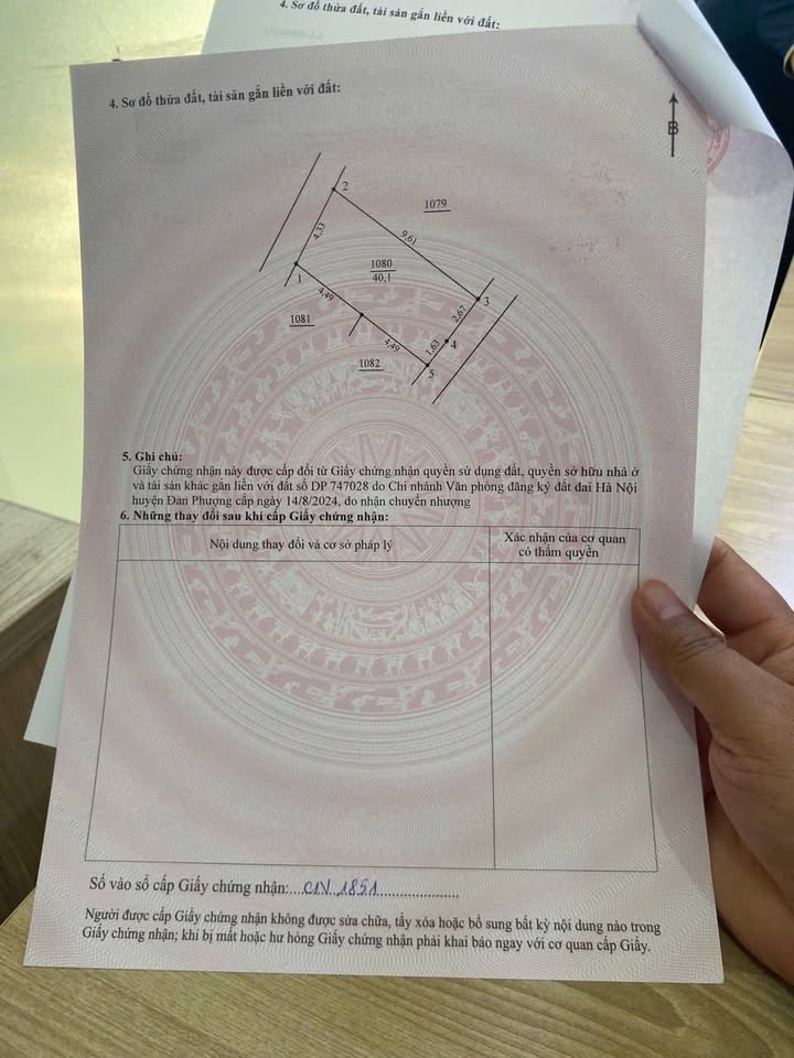 Đất nền Đan Phượng 40m² giá 3 tỷ - Cơ hội đầu tư hấp dẫn!