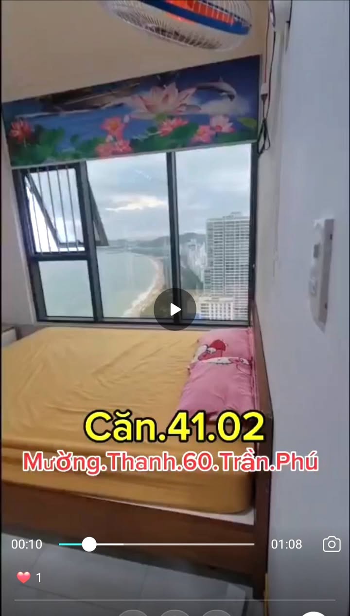 Căn hộ Mường Thanh 60 Trần Phú, Nha Trang 51m² giá chỉ 1.9 tỷ - View biển tuyệt đẹp!