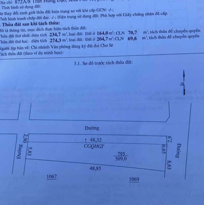 Đất nền tại thôn Ia Blang, Chư Sê, 145m² giá 590 triệu - Mặt tiền 2 đường tuyệt đẹp!