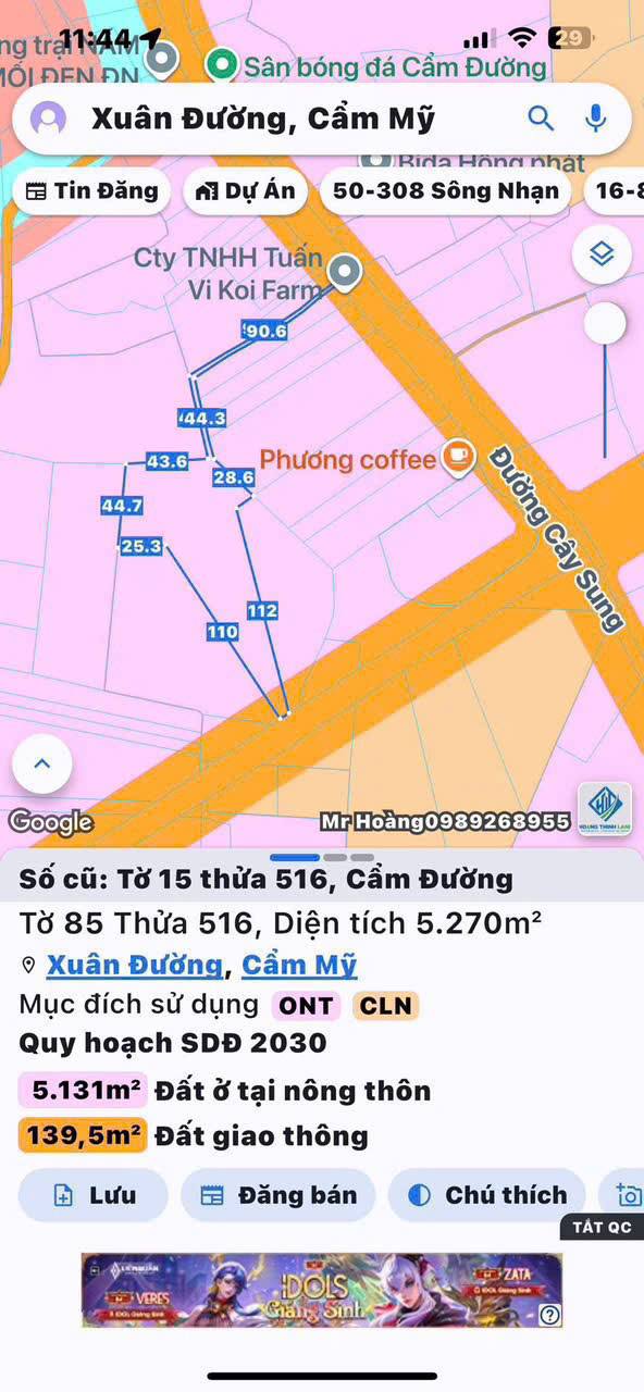 Đất nền Bàu Cạn Long Thành 8200m² - Giá rẻ, vị trí đắc địa!