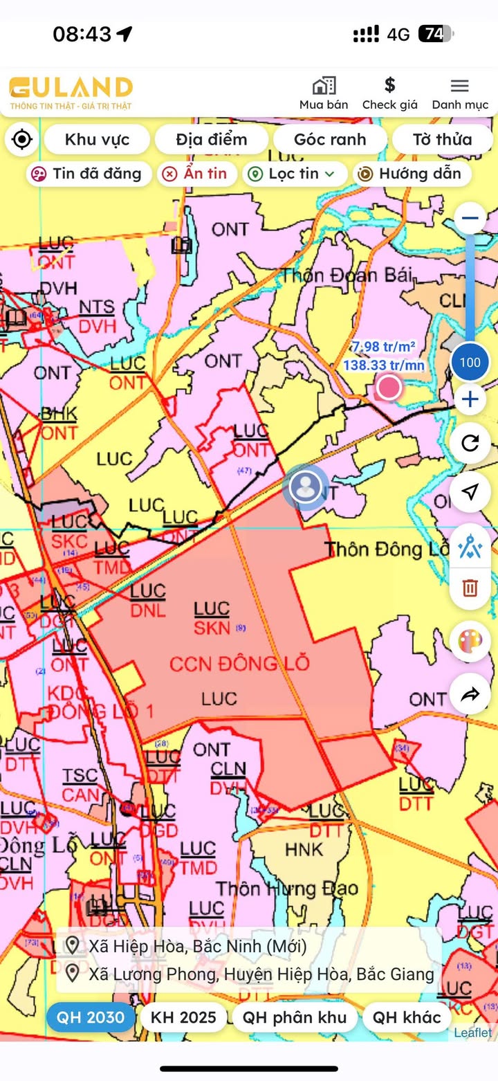 Đất nền Hiệp Hòa Bắc Giang 90m² giá chỉ 1xx triệu - Cơ hội đầu tư tuyệt vời!