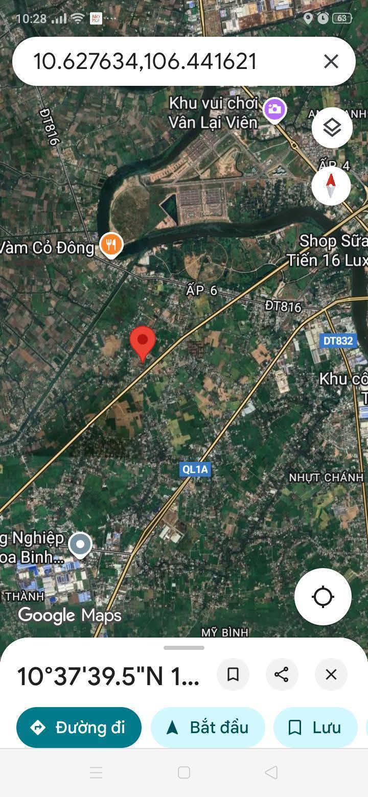 Đất vuông 1000m² tại Thạnh Đức, Bến Lức - Chính chủ bán 1.4 tỷ, sổ hồng đầy đủ!