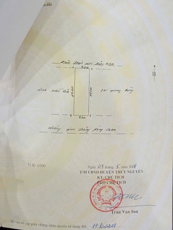 Đất nền Lập Lễ Thủy Nguyên 200m² giá 2 tỷ - Cơ hội đầu tư tuyệt vời!