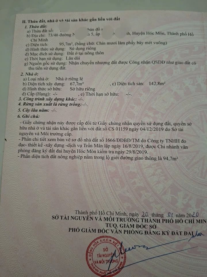 Nhà riêng Đông Thạnh Hóc Môn 200m² giá 3.85 tỷ - Sổ hồng riêng chính chủ!