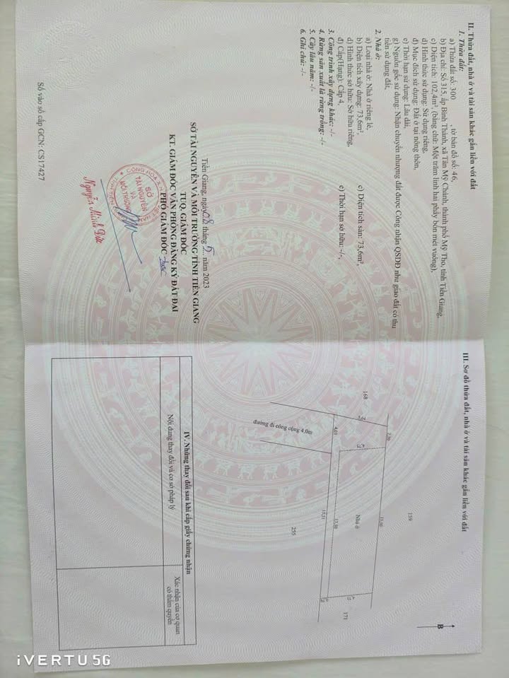 Nhà phố Gò Cát, Mỹ Phong, Mỹ Tho 100m² giá 800 triệu - Cơ hội sở hữu ngay!