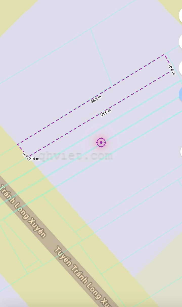 Đất nền mặt tiền tuyến tránh Mỹ Thới 1000m² - Phù hợp chuyển thổ!