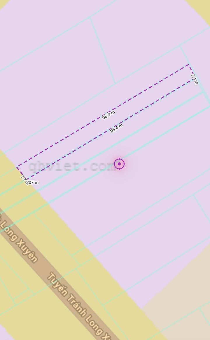 Đất nền Mỹ Thới, Long Xuyên 800m² - Mặt tiền 7.5m, phù hợp đầu tư!