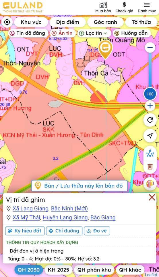 Đất nền thôn Cả, xã Mỹ Thái, Bắc Giang 221.8m² giá 1 tỷ - Cơ hội đầu tư hiếm có!