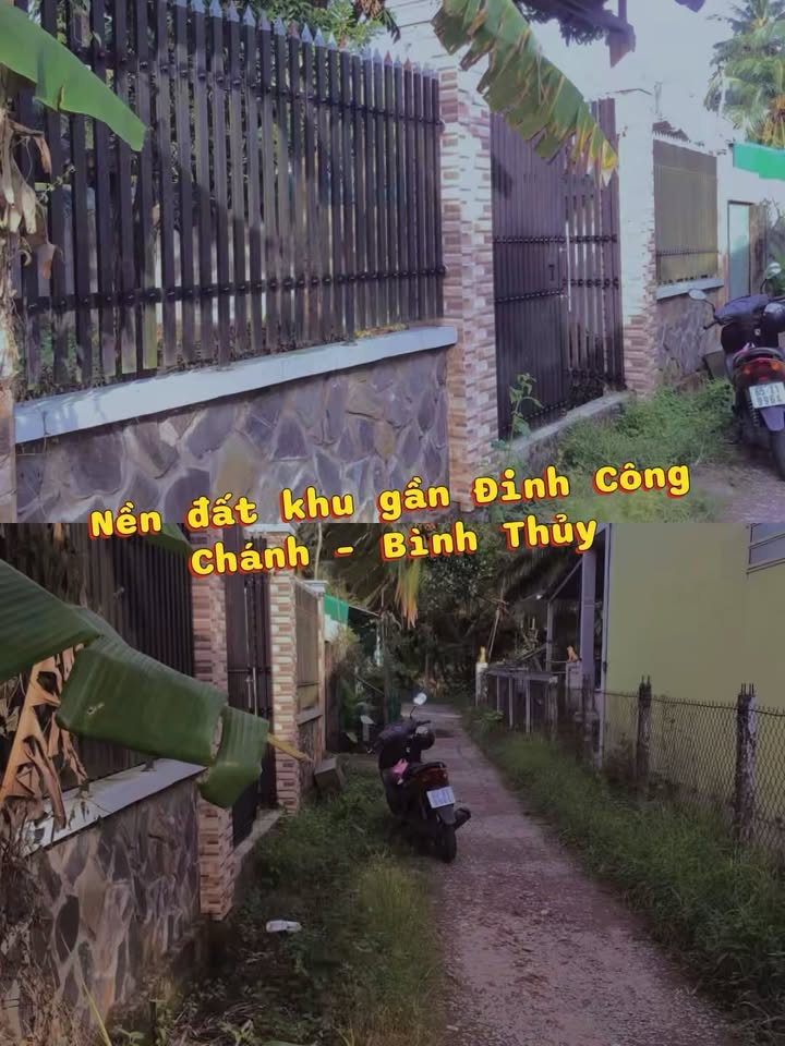 Đất nền gần Đinh Công Chánh, Bình Thủy 160m² giá 1.55 tỷ - Phù hợp xây nhà vườn