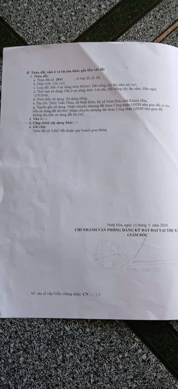 Đất nền Tân Định Ninh Hòa 125m² giá 700 triệu - Vị trí đắc địa gần trung tâm!