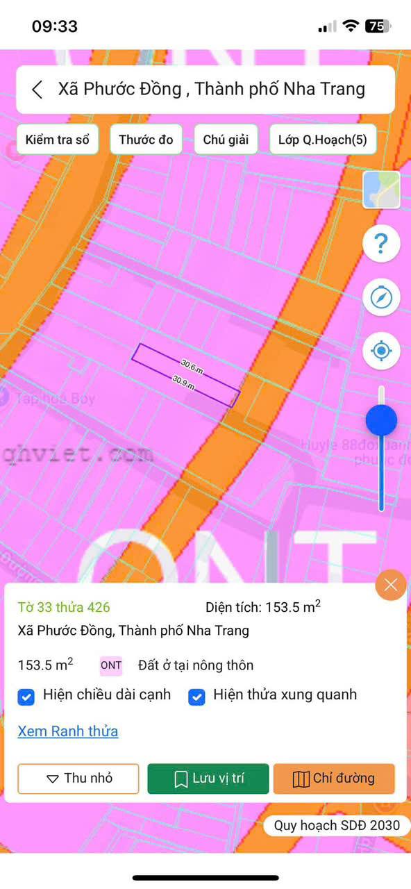 Đất trung tâm Phước Đồng Nha Trang 153.5m² giá 2.2 tỷ - Cơ hội đầu tư hấp dẫn!