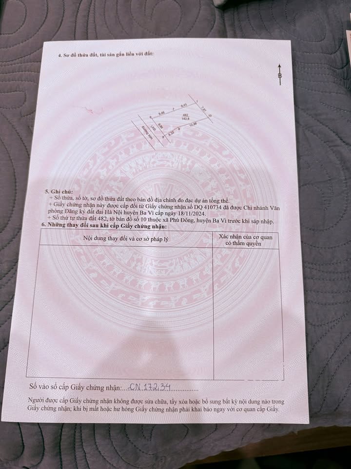 Đất nền Phú Đông, Ba Vì 142m² - Giá thỏa thuận hấp dẫn!