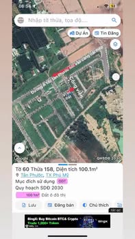 Đất nền TDC Tân Phước, Phú Mỹ, Bà Rịa - Vũng Tàu, 100m² - Cơ hội đầu tư an tâm!