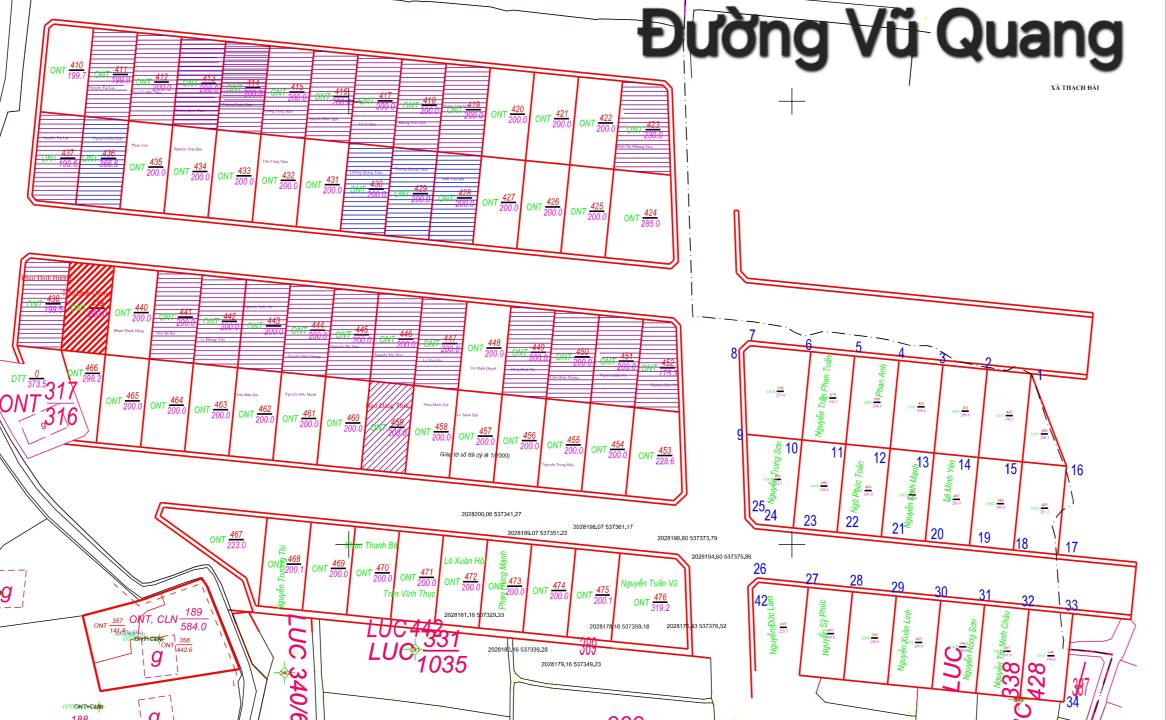 Đất thổ cư Thạch Đài, Yên Nghĩa Lưu Vĩnh Sơn 200m² giá 2.35 tỷ - Đường 12m, Hướng Bắc!