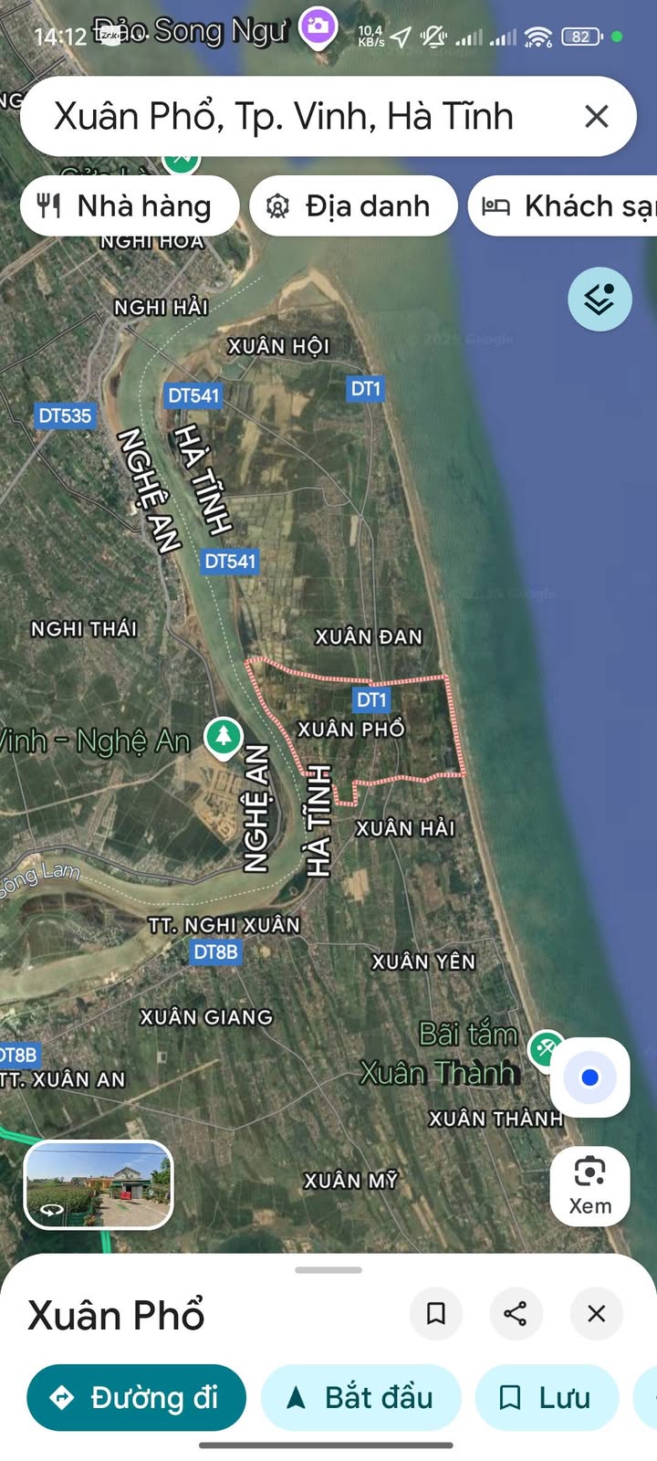 Đất thổ cư Nghi Xuân 700m² giá 6 tỷ - Vài bước chân đến biển!