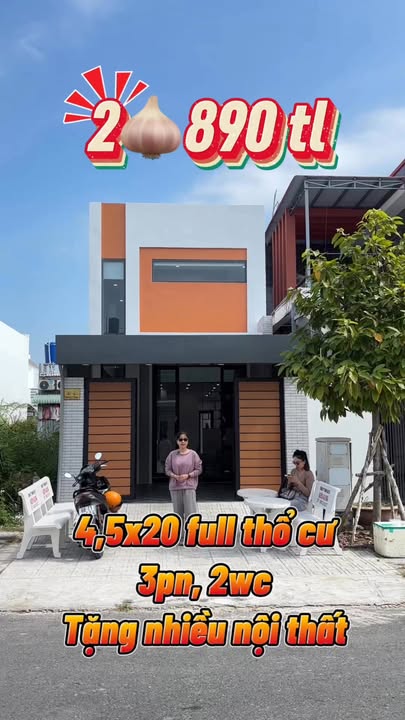 Nhà phố Rạch Giá 90m² giá 2.89 tỷ - Chính chủ bán, đầy đủ nội thất!