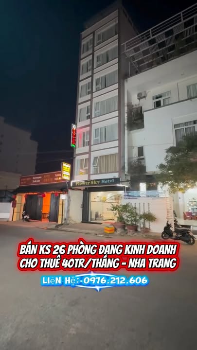 Khách sạn 26 phòng Vĩnh Hải, Nha Trang - 40 triệu/tháng - Dòng tiền ổn định!