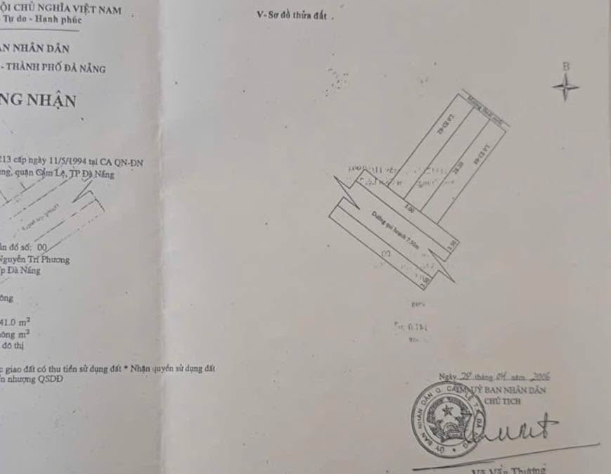 Đất nền mặt tiền Lương Văn Can, Đà Nẵng 141m² giá 9.6 tỷ - Cơ hội đầu tư sinh lời!