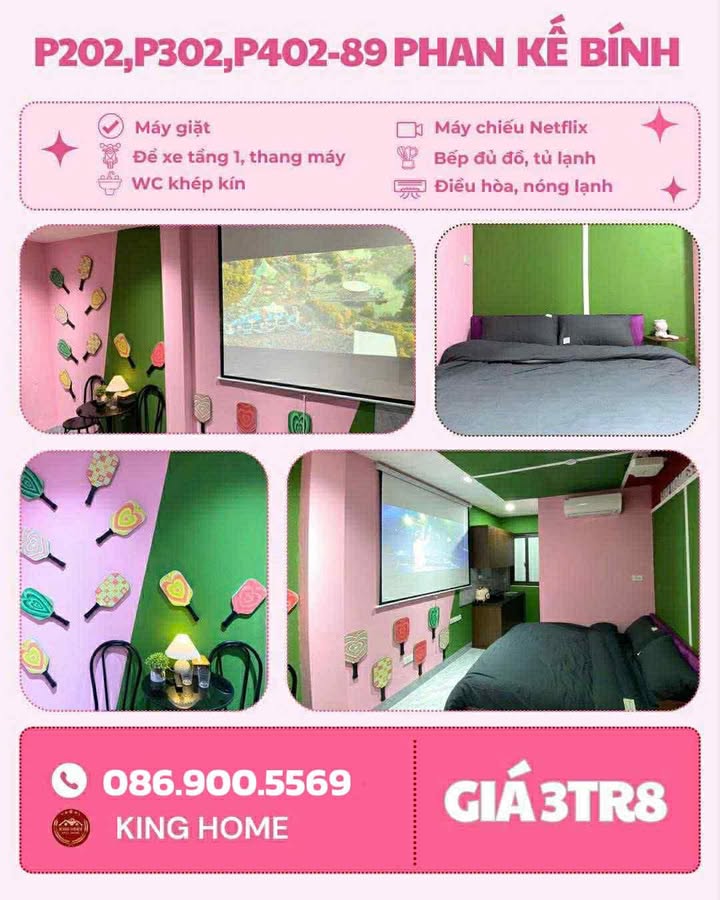 Phòng trọ cho thuê tại Phan Kế Bính, Ba Đình - Giá chỉ từ 3.6 triệu/tháng!