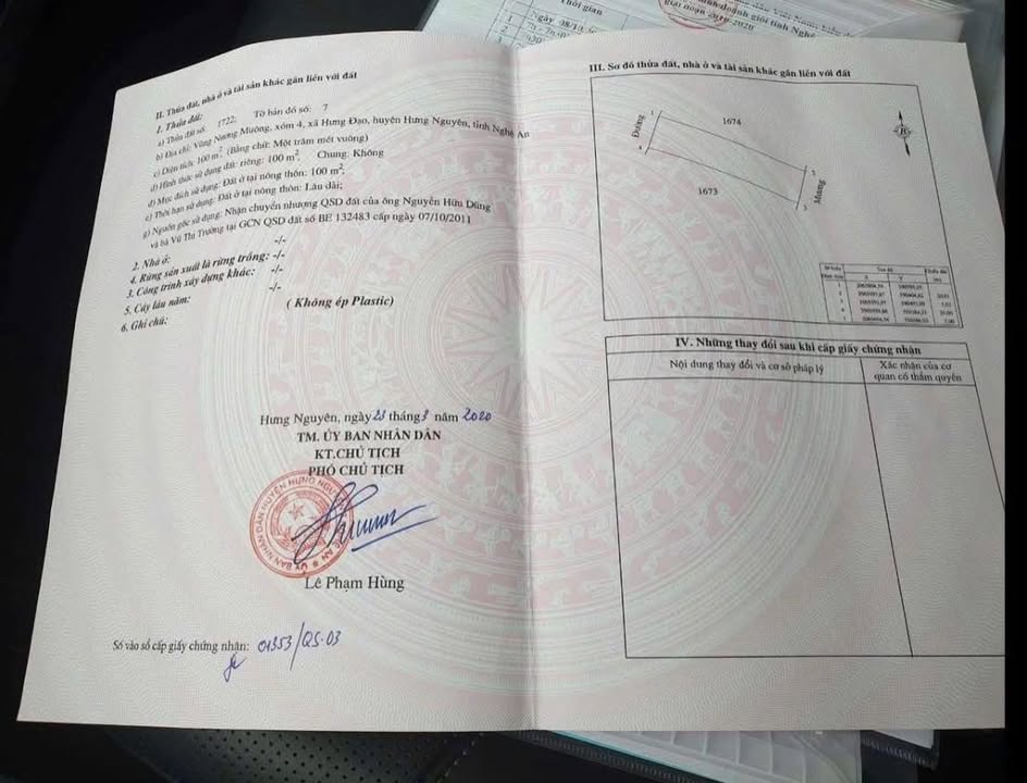 Đất Xóm 4 Hưng Đạo, Nghệ An 100m² giá 2 tỷ - Cơ hội đầu tư hấp dẫn!