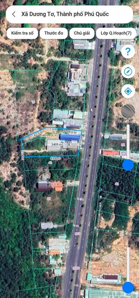 Đất thổ cư mặt tiền đường ĐT46, xã Dương Tơ, 1788m² giá 8.94 tỷ - Cơ hội đầu tư tuyệt vời!