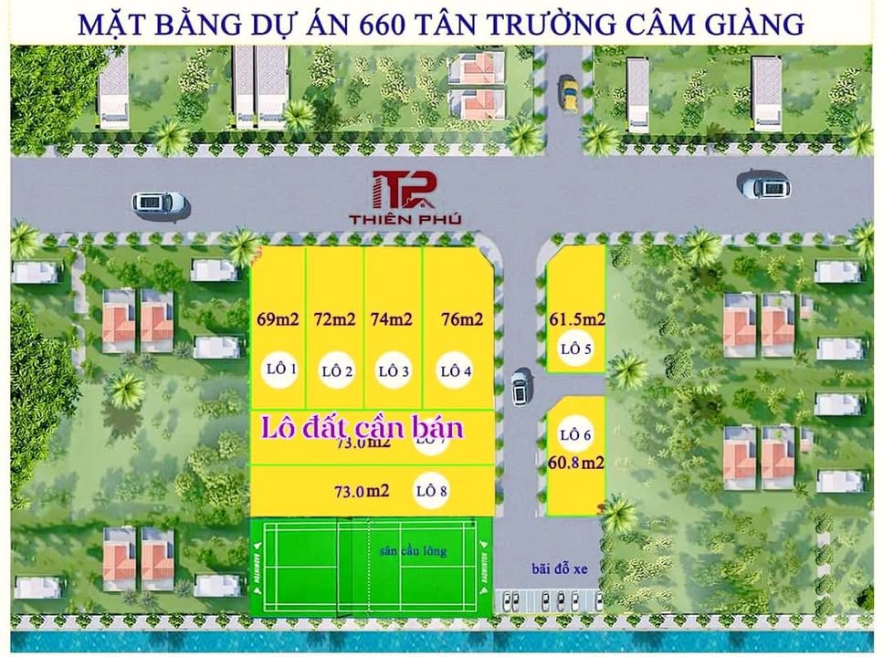 Đất nền Tân Trường, Cẩm Giàng 73m² giá 1.1 tỷ - Đường ô tô vào tận nơi!