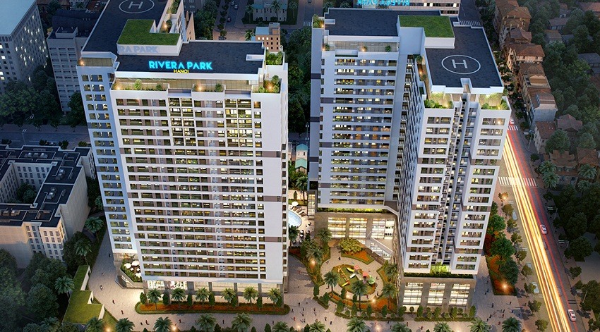 Cho thuê văn phòng Rivera Park Thanh Xuân 200-1600m² - Vị trí đắc địa, giá chỉ từ 12$/m²!