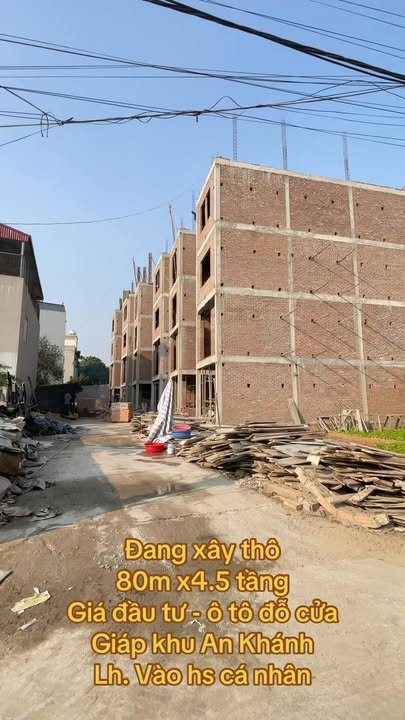 Nhà phố An Khánh Hoài Đức 80m² giá 3.6 tỷ - Ô tô đỗ cửa, hỗ trợ ngân hàng!