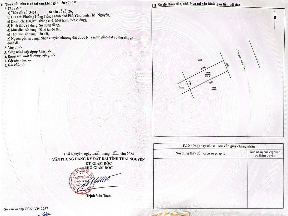 Đất nền dự án KĐT Việt Hàn Phổ Yên 100m² - Pháp lý rõ ràng, sẵn sàng giao dịch!