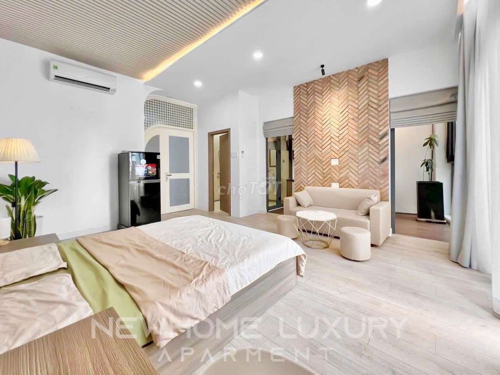 Căn hộ 1PN Phú Nhuận 50m² giá 9.5 triệu - Đầy đủ nội thất, gần sân bay!