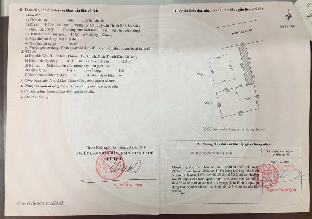 Nhà bán tại Đường Lê Duẩn - Đà Nẵng 108,3 m² giá 13,6 tỷ - Vị trí kinh doanh đắc địa!