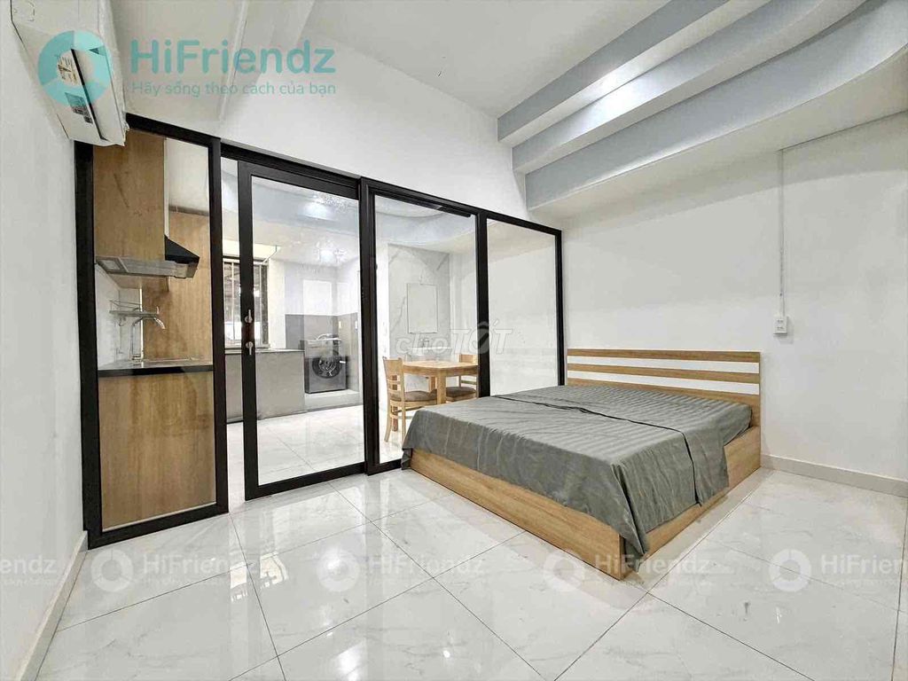 Căn hộ 1 phòng ngủ Nguyễn Văn Vĩnh 35m² giá 7.7 triệu - Nhà mới 100% sẵn ở ngay!