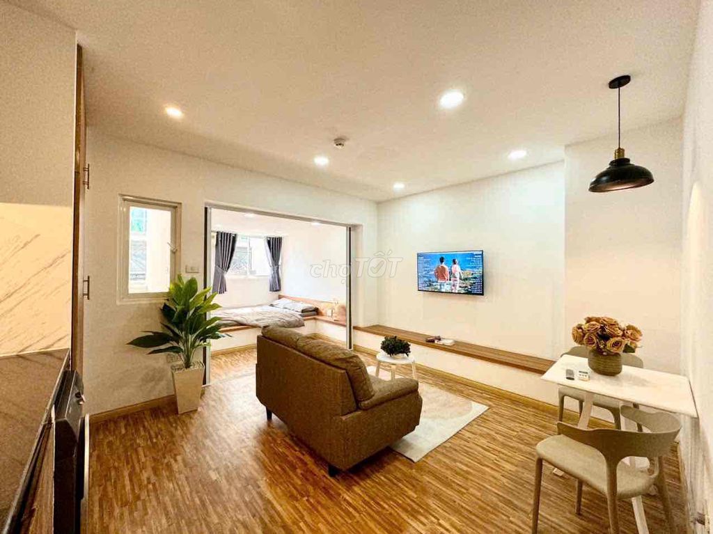 Căn hộ cho thuê tại chợ Tân Định 45m² giá 9.5 triệu - Phòng đẹp, ngay trung tâm!