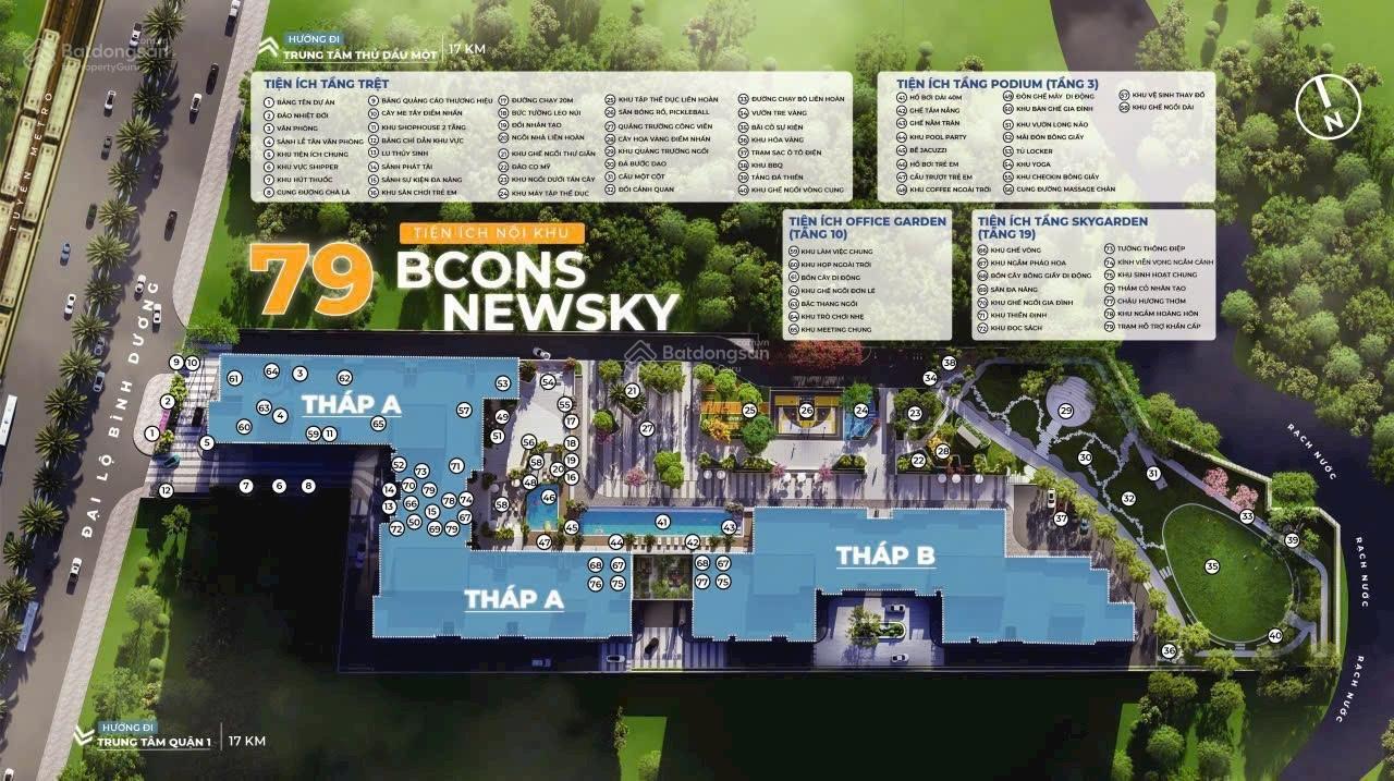 Căn hộ Bcons NewSky Lái Thiêu 55m² giá 2.658 tỷ - Sẵn sàng an cư!