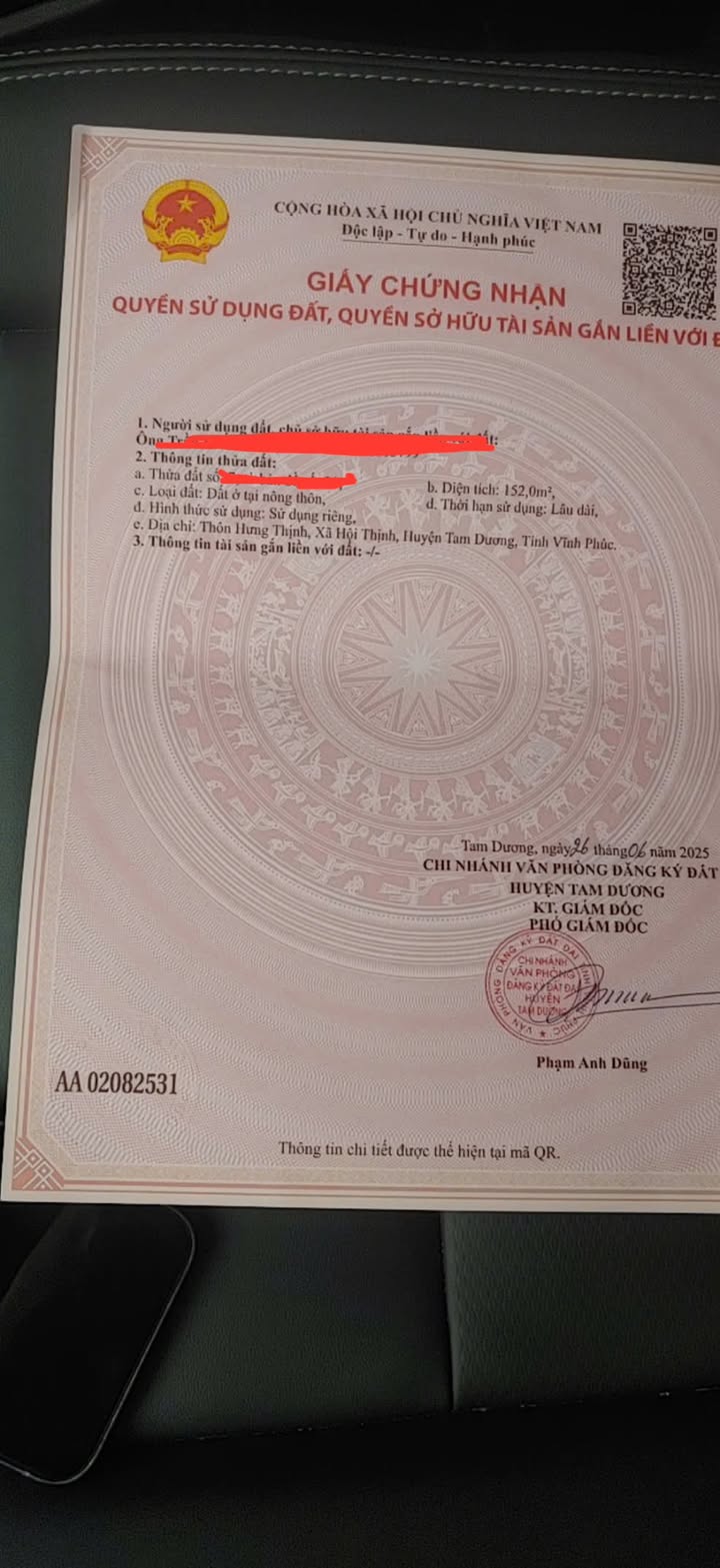 Đất Kinh Doanh Mặt Đường QL2C Thị Trấn Hợp Hòa 152m² - Giá chỉ 8 tỷ!